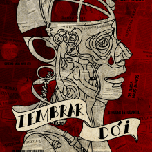 Lembrar dói. Design, and Traditional illustration project by Hallina Beltrao - 07.03.2012