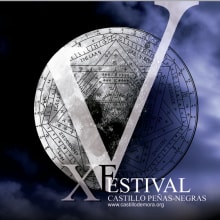 Festival Castillo Peñas Negras. Design, e Publicidade projeto de Estudio de Diseño y Publicidad - 17.07.2012