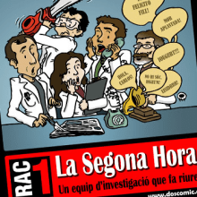 Poster La Segona Hora. Traditional illustration project by Dànius Dibuixant - Il·lustrador - comicaire - 07.18.2012