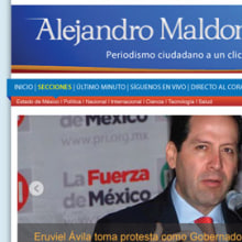 Pagina Web Alejandro Maldonado. Design & IT project by Alvaro Espejel Valdes - 07.20.2012