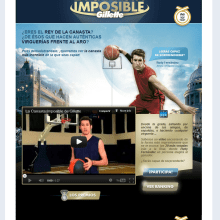 Canasta Imposible de Gillette. Publicidade, e Programação  projeto de Javier Fernández Molina - 15.08.2012