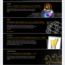 Licor 43: Rock in Rio. Advertising, and Programming project by Javier Fernández Molina - 08.15.2012