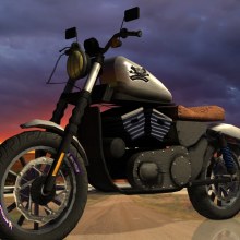 Harley Davidson. Design, e 3D projeto de Estela Villa - 17.08.2012