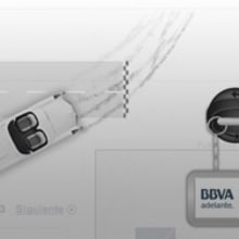 BBVA "Créditos Autodiseñados" (banner desplegable interactivo).. Un proyecto de Diseño, Publicidad y UX / UI de Jorge García Martinez - 26.08.2012