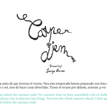 carpe diem (illustrations)–Ruby Star, Issue 2. Traditional illustration project by jorge a arias montero - 08.26.2012