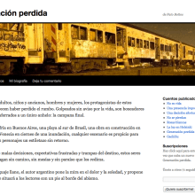 Web Generación perdida. UX / UI & IT project by Pato Bottos - 08.27.2012