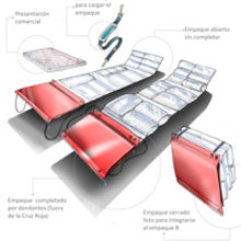 Sistema empaques para Cruz Roja. Un progetto di Design di Sebastian Villota - 20.11.2012