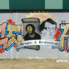 Ecce Homo Graffiti. Un proyecto de Ilustración tradicional e Instalaciones de Graffiti Media - 07.09.2012