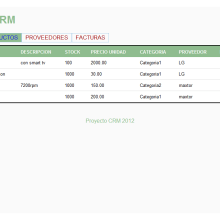 CRM. Programming & IT project by fmmuguerza - 09.13.2012