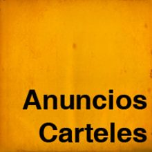 Anuncios y Carteles. Design project by Manuel Tanaka Cantero - 09.15.2012