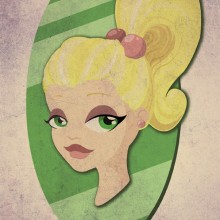 blondie. Design, and Traditional illustration project by Alizia Vence - 09.16.2012