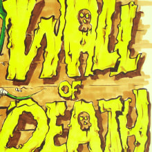 Ed Roth Tribute "WalL of DeatH". Traditional illustration project by Luciano Sanchez - 09.16.2012