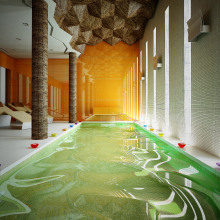 The Bathroom-spa. Un proyecto de Diseño, Ilustración tradicional, Instalaciones y 3D de Juan Fernández - 17.09.2012