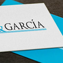 Tarjetas corporativas Garcia&García. Design, e 3D projeto de Juan Luis Valle de la Rúa - 20.09.2012