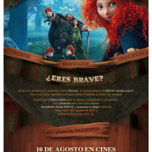 Brave: Indomable. Advertising, and Programming project by Javier Fernández Molina - 09.26.2012