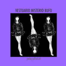 VESTUARIO MISTERIO BUFO. Design, and Traditional illustration project by Pelayo RoCal - 07.02.2012
