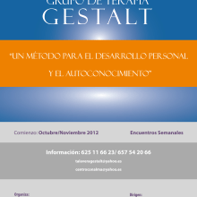 Curso Terapia Gestal. Un proyecto de Diseño de Ozonozero - 03.10.2012