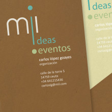 mil ideas mil eventos. Design project by sonia gandasegui - 10.05.2012