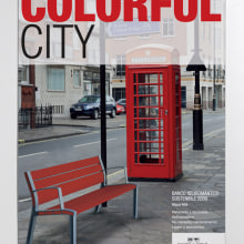 Colorful City. Publicidad banco.. Design, e Publicidade projeto de Silvia Bezos García - 09.10.2012