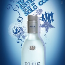 Campaña de promoción Vodka Blue. Design, and Advertising project by Jessica Alexandra Bustamante Fonseca - 10.11.2012