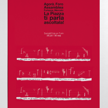 Publicidad Evento en Turín Santa&Cole. Design, Traditional illustration, and Advertising project by Silvia Bezos García - 10.12.2012