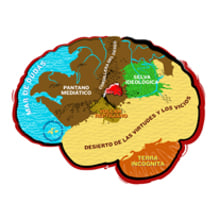Ilustración / Anatomía ideológica del cerebro. Un proyecto de Ilustración de Diseño gráfico :: Maquetación :: Ilustración - 16.10.2012