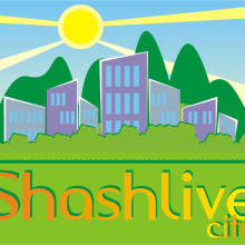 Logo Shashlive. Ilustração tradicional projeto de Tzvetelina Spaasova - 16.10.2012