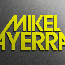 Logotipo Mikel Ayerra. Design, and Advertising project by Víctor Rodrigo Ruiz - 10.17.2012
