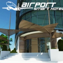 Airport Smart Hotel. Design, Traditional illustration, Installations, and 3D project by Abel Mesa - 10.19.2012