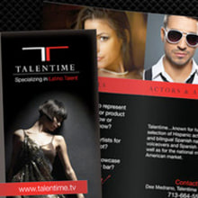 Talentime...Specializing in Latino Talent. Un proyecto de Diseño y Publicidad de Marcos Camacho García - 05.10.2012