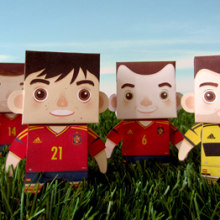 Papertoys Selección. Design, and Traditional illustration project by Ana Rois Ortiz - 10.23.2012