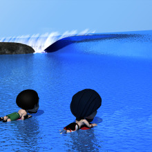 Corto surfero. Un proyecto de 3D de Carlos Augusto Ocaña Nicoll - 30.10.2012