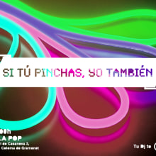 Logo y Flyer para Si tú pinchas, yo también Djs. Design e Ilustração tradicional projeto de Irene Cabrera - 30.10.2012