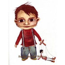 Lolo, el niño que temía a los payasos. Un proyecto de Ilustración tradicional de Angela Morales - 06.12.2011