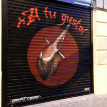 A tu gusto!. Un proyecto de Diseño, Ilustración tradicional, Publicidad e Instalaciones de Graffiti Media - 04.11.2012