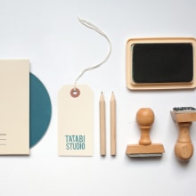 Tatabi Studio Stationery. Ilustração tradicional, e Publicidade projeto de Tatabi Studio - 05.11.2012