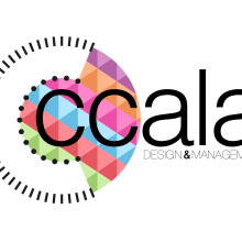 Logo Ccala design & management. Design, and Advertising project by Adolfo Ccala Quispe - 11.07.2012