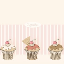 Cupcakes. Design e Ilustração tradicional projeto de Cecilia Sánchez - 11.11.2012