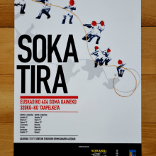 Poster Final de Euskadi de sokatira. Design projeto de idoia etxebarria ercilla - 15.11.2012