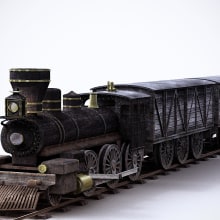 Train Modeling. Design, e 3D projeto de Alejandro Creo - 15.11.2012