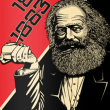 Tabla Karl Marx. Design e Ilustração tradicional projeto de Favian Ortega - 23.11.2012