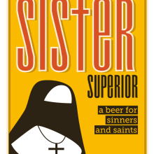 Sister Superior Beer. Design, and Traditional illustration project by José Miguel Pérez Buenaño - 12.03.2012