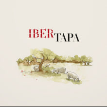 Ibertapa. Design, Br, ing, Identit, and Graphic Design project by Reyes Martínez - 12.05.2012