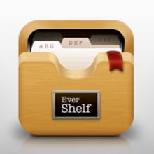 Evershelf iPhone App. Design, e UX / UI projeto de Rosa Espadaler Mazo - 10.12.2012