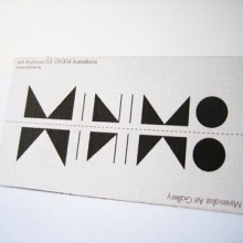 Minimo Art Gallery. Design, and Advertising project by Kenichi Hanasaki - 12.11.2012