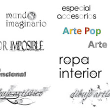 Tipografías.  projeto de Raquel Monedero - 12.12.2012