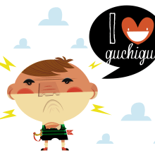 We love Guchigu!. Design, Traditional illustration, Advertising, and UX / UI project by Citizen Vector - 12.14.2012