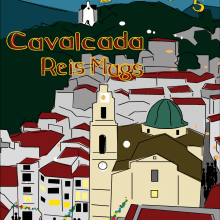 Cartel ganador Cabalgata Reyes Magos 2005. Design, and Traditional illustration project by Silvia Garcia - 01.02.2013