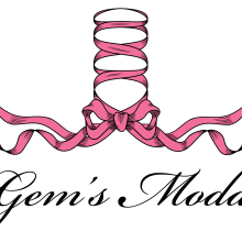 Gem's Moda - Brand. Design, and Traditional illustration project by Silvia Garcia - 01.02.2013