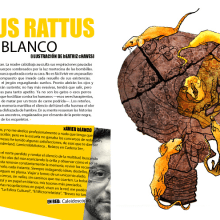 Ilustración RATTUS RATTUS. Ilustração tradicional, e Desenho a lápis projeto de Beatriz Chaves - 19.02.2012